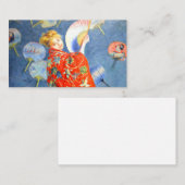 衣装を着たモネ日本の女 エンクロージャーカード (正面/裏面)