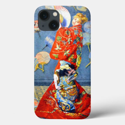 衣装を着たモネ日本の女 Case-Mate iPhoneケース (裏面)