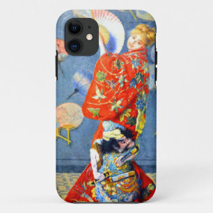 衣装を着たモネ日本の女 iPhone 11 ケース