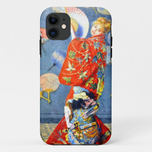 衣装を着たモネ日本の女 Case-Mate iPhoneケース (裏面)