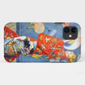 衣装を着たモネ日本の女 Case-Mate iPhoneケース (裏面(横))