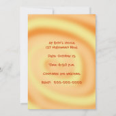 衣装を着た子供たちのハロウィンパーティー招待状 招待状 (裏面)