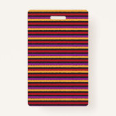 衣装を着た子供ハローウィンパーティ招待状バッジ バッジ (裏面)