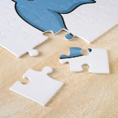 衣装を着た宇宙飛行士としてのイルカ ジグソーパズル (側面)