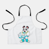 衣装を着た宇宙飛行士としてのパンダ エプロン (正面)