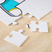 衣装を着た宇宙飛行士としてのパンダ ジグソーパズル (側面)