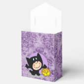 衣装を着た小さな男の子/パンプキンパープルダマスク フェイバーボックス (オープン)