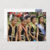 衣装を着た少女たち ポストカード (正面/裏面)