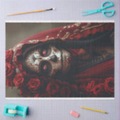 衣装を着た死んだ女性の日 薄葉紙 (クラフト)