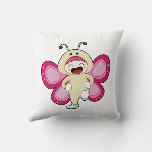 衣装を着た蝶 クッション (裏面)