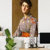 衣装を着て女日本のの子を追うCC0117 ポスター (ホームオフィス)