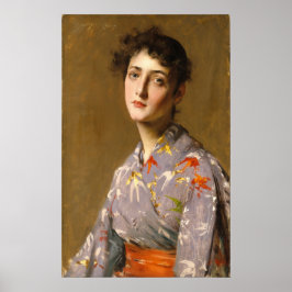 衣装を着て女日本のの子を追うCC0117 ポスター