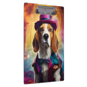 衣装を着鮮やかたビーグル クリップボード (右)