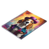 衣装を着鮮やかたビーグル ノートブック (左側)