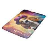 衣装を着鮮やかたビーグル バスマット (アングル)