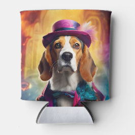 衣装を着鮮やかたビーグル 缶クーラー