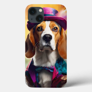 衣装を着鮮やかたビーグル iPhone 13ケース