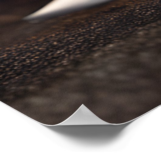 衣装カボチャの可愛いハロウィーンビーグル犬の子犬 ポスター (角)