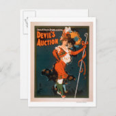 衣装シアターの悪魔の競売女性3 ポストカード (正面/裏面)