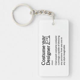 衣装デザイナーの定義 – おもしろい映画クルー キーホルダー