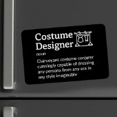 衣装デザイナー定義フィルムクルー4" x 6"フレックス マグネット