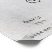 衣装デザイン「火の鳥」1910年 ポスター (角)