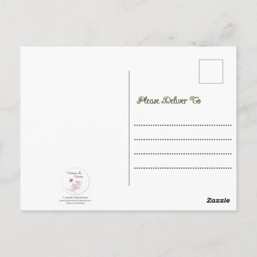 衣装ハロウィンハガキのハウルOウィーンドッグ ポストカード (裏面)