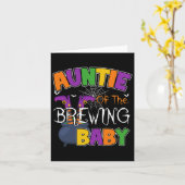 衣装ハロウィンマッチングによる醸造の叔母 カード (黄色い花)