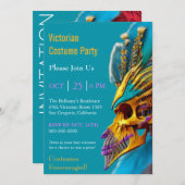 衣装パーティの招待状 招待状 (正面/裏面)