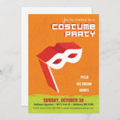 衣装パーティの招待状 招待状 (正面/裏面)