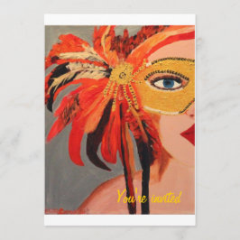 衣装パーティの招待状 招待状