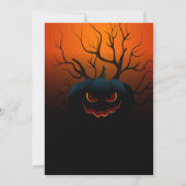 衣装パーティーハロウィーン誕生日パーティー 招待状 (裏面)