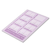 衣装プランナーティアノ遠くにート ノートパッド (アングル)