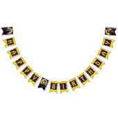 衣装不気味ハッピーバースデーの森の動物 バンティングフラッグ (全)