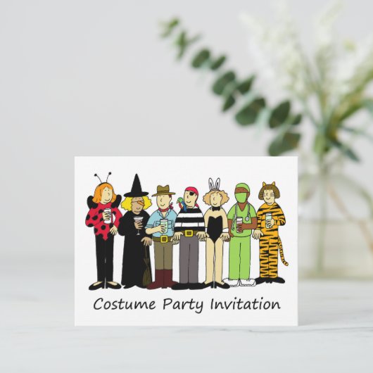 衣裳のパーティの招待状、デザインの凝った服の子供 インビテーションポストカード (スタンド正面)
