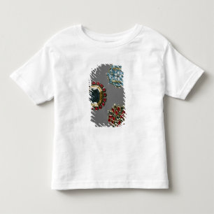 衣裳のブローチの選択 トドラーTシャツ