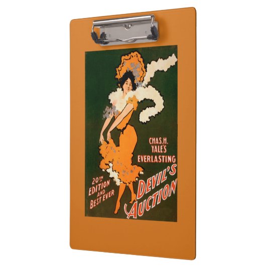衣裳の劇場の悪魔のオークションの女性 クリップボード (左)