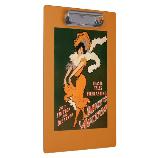 衣裳の劇場の悪魔のオークションの女性 クリップボード (右)