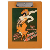 衣裳の劇場の悪魔のオークションの女性 クリップボード (正面)