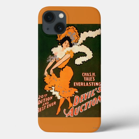 衣裳の劇場の悪魔のオークションの女性 Case-Mate iPhoneケース (裏面)