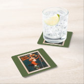 衣裳の劇場2の悪魔のオークションの女性 スクエアペーパーコースター (インサイチュ)