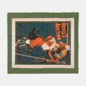 衣裳の劇場2の悪魔のオークションの女性 フリースブランケット (正面(横))