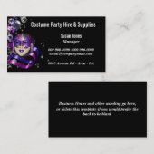 衣裳の賃借りのデザインの凝った服は個人化なります 名刺 (正面/裏面)