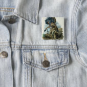 衣裳のMandanの種族の祈祷師の 缶バッジ (インサイチュ)