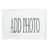 衣裳はあなた自身の写真の枕カバーを加えます 枕カバー (正面)