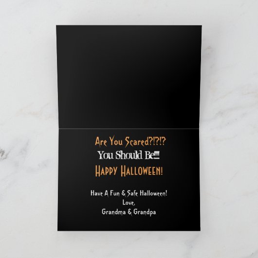 衣裳ハロウィンのおもしろいな各国指導者 カード (内部)