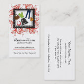 衣類によって組み立てられるデザインの名刺 名刺 (正面/裏面)