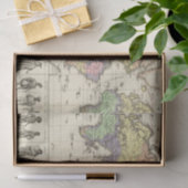 衣類のスタイルの世界地図 薄葉紙 (ギフト)