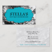 衣類のブティックの木の小売業カード 名刺 (正面/裏面)