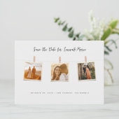 衣類のライン上の写真のコラージュ セーブザデート (スタンド正面)